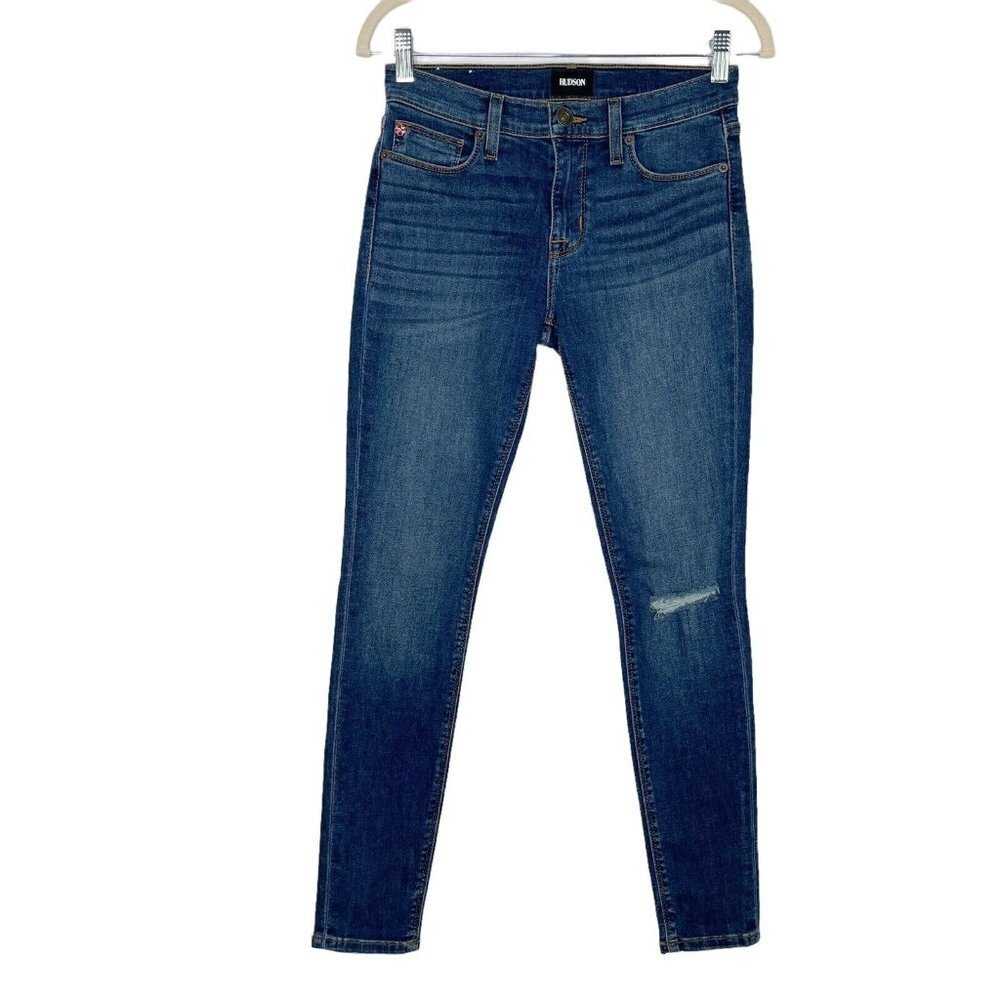 Hudson Natalie Super Skinny Jeans Womens Size‎ 26 Mid Rise Ankle